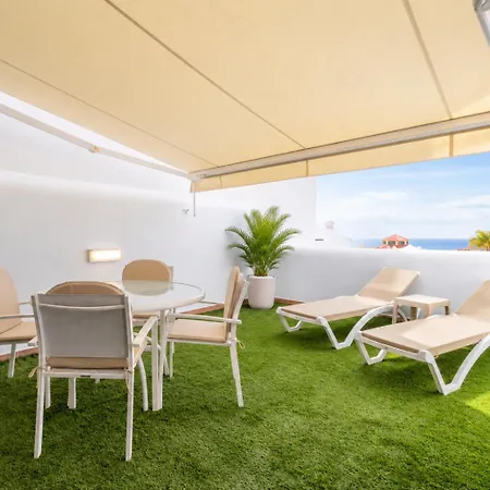 Acogedor Duplex 8b Con Amplia Terraza Y Vistas Al Mar * Costa Adeje (Tenerife)