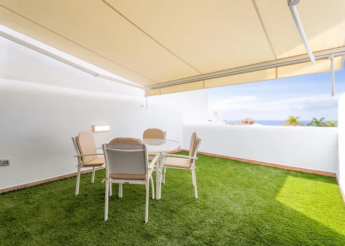 Nuevo Y Acogedor Duplex Con Amplia Terraza Y Vistas Al Mar Costa Adeje (Tenerife)
